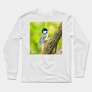 Great tit in the UK Long Sleeve T-Shirt